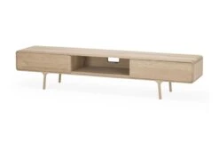Fawn AV Unit Oak -Vitra || Muuto Sales l q lq st fawn lowboard 220x45x45 oak white 1015 6