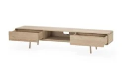 Fawn AV Unit Oak -Vitra || Muuto Sales l q lq st fawn lowboard 220x45x45 oak white 1015 7