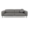 Luna 4 Seater Sofa Luxury Leather Slate Black Feet -Vitra || Muuto Sales l u luna 4 seater sofa luxury leather slate black feet