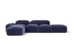 Lapis Sectional Sofa Composition 3 Nobilis Fabric 25