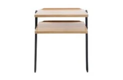 Brunel Lean-To Side Table Metal
