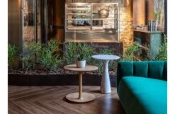 Bloop Side Table European Walnut -Vitra || Muuto Sales lifestyle 1 2