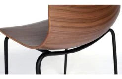 Case Loku Chair Tubular Base 20 Case Loku Chair Tubular Base -Vitra || Muuto Sales loku chair walnut ply tubular base detail1