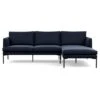 Matera Corner Chaise Sofa Right Hand Facing Nobilis Velvet Night -Vitra || Muuto Sales m a matera corner chaise sofa right hand facing nobilis velvet night 1
