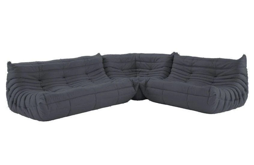 Togo Modular Corner Sofa Complete 4 Togo Modular Corner Sofa Complete - Image 2