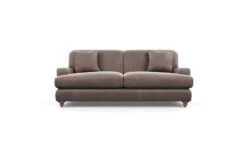 Hampstead 4 Seater Sofa Velvet Mink Chestnut Stain Feet -Vitra || Muuto Sales m g mg003083 velvet mink chestnut stain