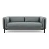 Massimo 3 Seater Sofa Marylebone Velvet Smoke Black Ash Feet -Vitra || Muuto Sales m g mg003545 marylebone velvet smoke black ash