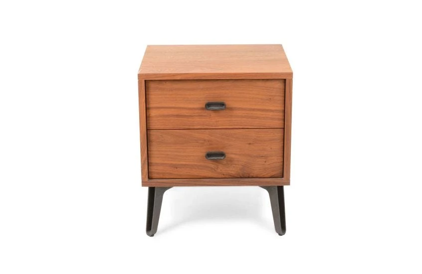 McQueen Bedside Table Walnut 5 McQueen Bedside Table Walnut - Image 3