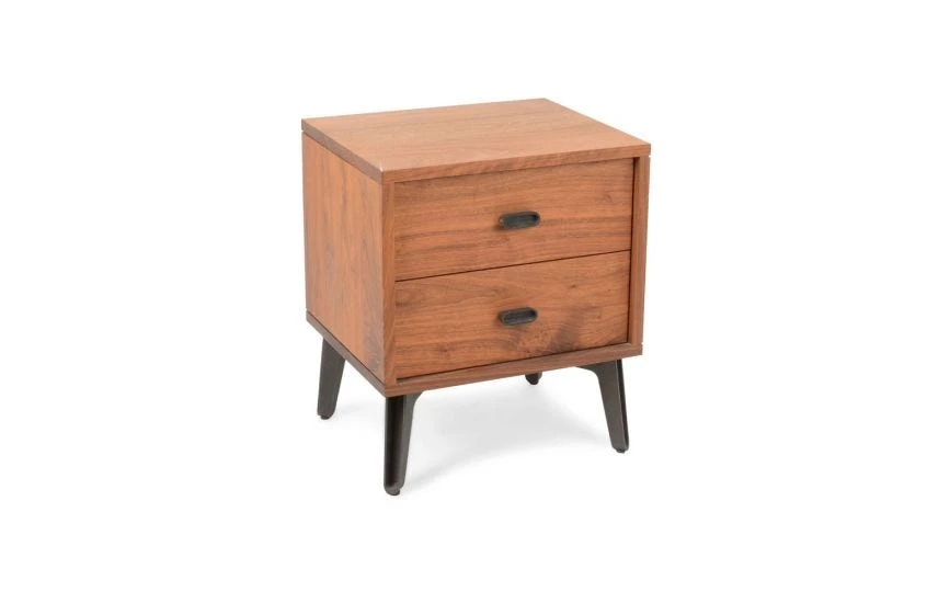 McQueen Bedside Table Walnut 7 McQueen Bedside Table Walnut - Image 5