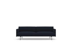 Muuto Outline 3 Seater Sofa -Vitra || Muuto Sales mg003348black vidar fabric dark blue 554