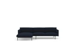 Muuto Outline Corner Chaise Sofa Left Hand Facing 27 Muuto Outline Corner Chaise Sofa Left Hand Facing -Vitra || Muuto Sales mg0041418black vidar fabric dark blue 554