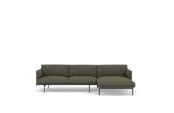 Muuto Outline Corner Chaise Sofa Right Hand Facing 26 Muuto Outline Corner Chaise Sofa Right Hand Facing -Vitra || Muuto Sales mg0041419black kvadrat fiord fabric dark green 961
