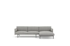Muuto Outline Corner Chaise Sofa Right Hand Facing 27 Muuto Outline Corner Chaise Sofa Right Hand Facing -Vitra || Muuto Sales mg0041419black kvadrat fiord fabric light grey 151