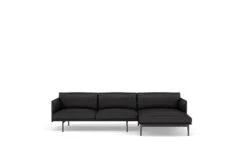 Muuto Outline Corner Chaise Sofa Right Hand Facing 29 Muuto Outline Corner Chaise Sofa Right Hand Facing -Vitra || Muuto Sales mg0041419black refine leather black