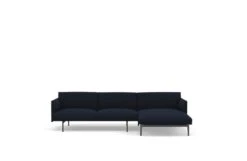 Muuto Outline Corner Chaise Sofa Right Hand Facing 31 Muuto Outline Corner Chaise Sofa Right Hand Facing -Vitra || Muuto Sales mg0041419black vidar fabric dark blue 554