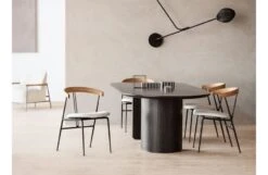 Gubi Moon Elliptical Dining Table -Vitra || Muuto Sales moon dining table lifestyle 3