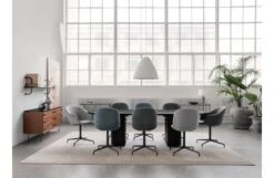 Gubi Moon Elliptical Dining Table -Vitra || Muuto Sales moon dining table lifestyle 5