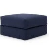 Oswald Storage Footstool Dessin Blue -Vitra || Muuto Sales o s oswald footstool dessin blue 2
