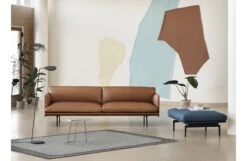 Muuto Outline 2 Seater Sofa -Vitra || Muuto Sales outline refine 3 seater refine leather outline pouf 5