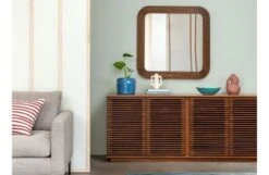 Verona Sideboard Large -Vitra || Muuto Sales oxbow textured square mirror lifestyle 1