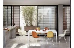 Vitra Plate Dining Table Carrara Marble Top White Base -Vitra || Muuto Sales plate table life 5