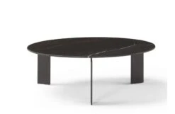 Range Round Coffee Table -Vitra || Muuto Sales range round coffee table marble grafite top base canne di fucile 3 1