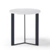 Range Round Side Table Marble Carrara Top Metal Base Ral 7015 1 Range Round Side Table Marble Carrara Top Metal Base Ral 7015 -Vitra || Muuto Sales range round side table 3