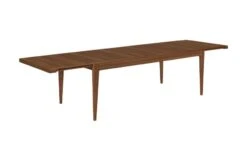 Gubi S-Table Extending Dining Table -Vitra || Muuto Sales s table walnut 2nd ext angle