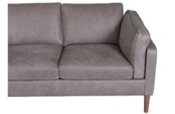 Sonno 4 Seater Sofa -Vitra || Muuto Sales sonno leather grain light grey 060 61 1