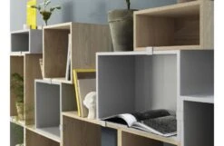 Muuto Stacked Storage System Configuration 4 In Oak 12 Muuto Stacked Storage System Configuration 4 In Oak -Vitra || Muuto Sales stacked storage detail 2 1