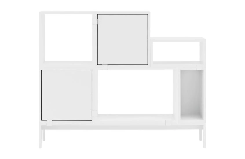 Muuto Stacked Storage System Configuration 1 In White 3 Muuto Stacked Storage System Configuration 1 In White