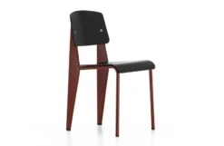 Vitra Standard SP Chair -Vitra || Muuto Sales standard sp chair black red side