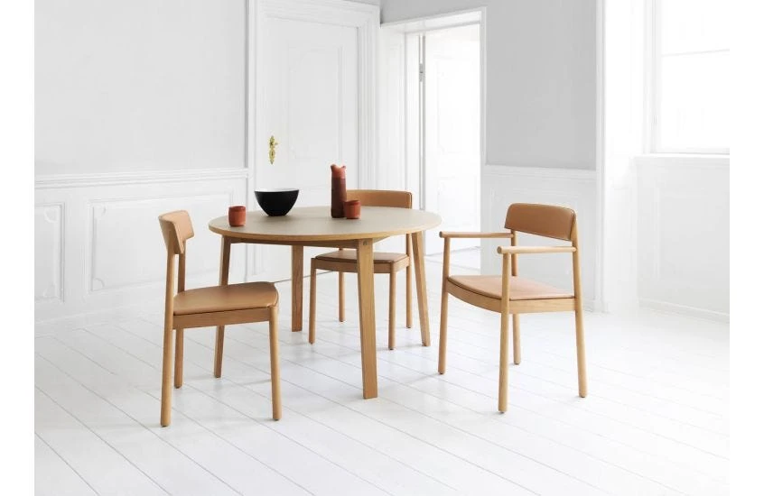 Normann Copenhagen Timb Dining Chair Ultra Leather Camel 5 Normann Copenhagen Timb Dining Chair Ultra Leather Camel - Image 3