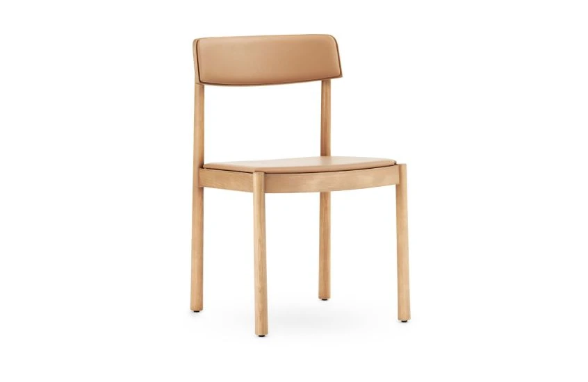 Normann Copenhagen Timb Dining Chair Ultra Leather Camel 6 Normann Copenhagen Timb Dining Chair Ultra Leather Camel - Image 4