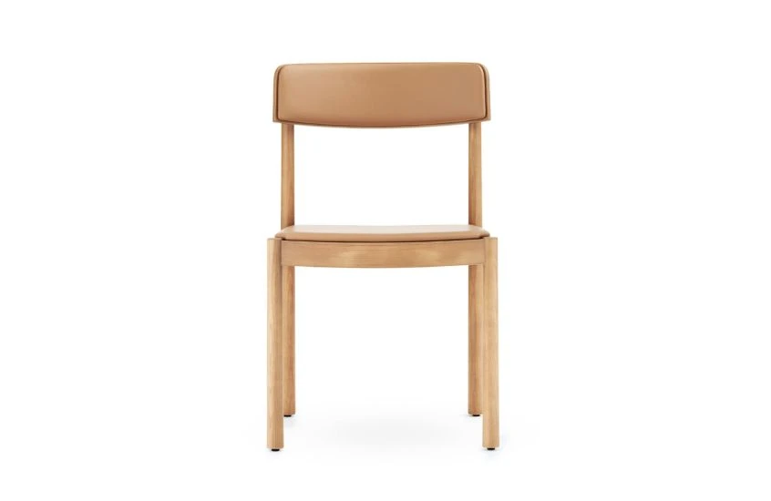 Normann Copenhagen Timb Dining Chair Ultra Leather Camel 7 Normann Copenhagen Timb Dining Chair Ultra Leather Camel - Image 5