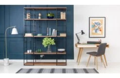 Tower Black Shelving Tall Starter Pack Walnut