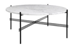 Gubi TS Coffee Table Large -Vitra || Muuto Sales ts coffee table large white carrara front