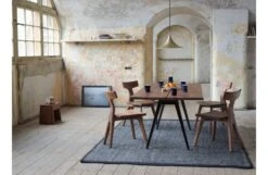 Welles Large Dining Table Danish Oiled Walnut